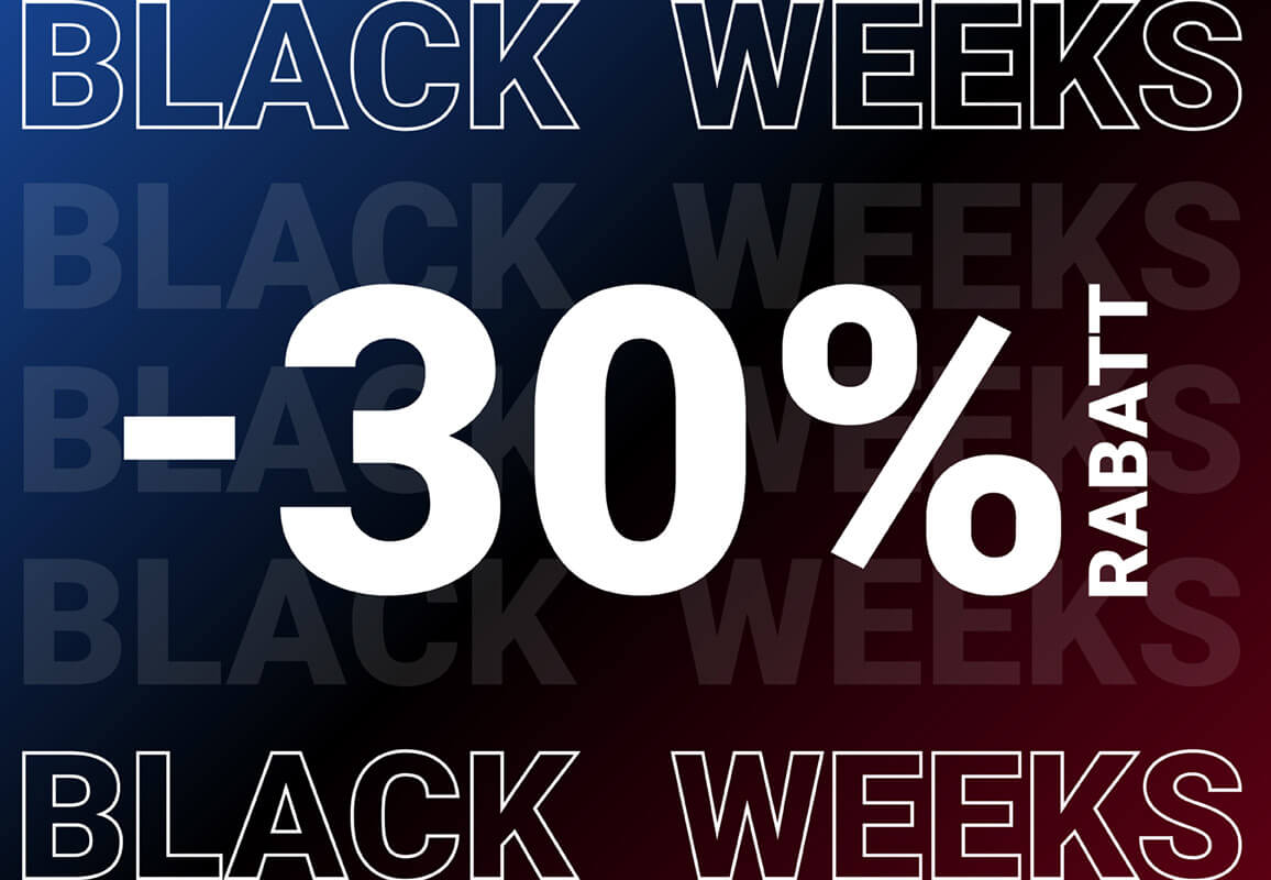 Sichern Sie sich jetzt Ihren BLACK WEEKS DEAL - 30% Rabatt auf Alles! 🖤 bei ETG
