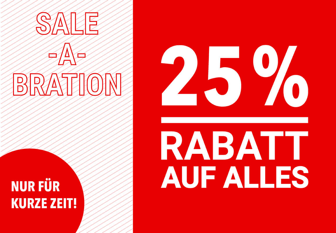 25% AUF ALLES! - Sale-a-bration feiern Sie Rabatte! bei ETG