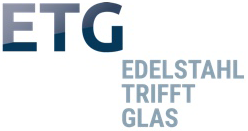 Glas-Türschloss Office eckig/eckig - Edelstahl gebürstet – ETG GmbH