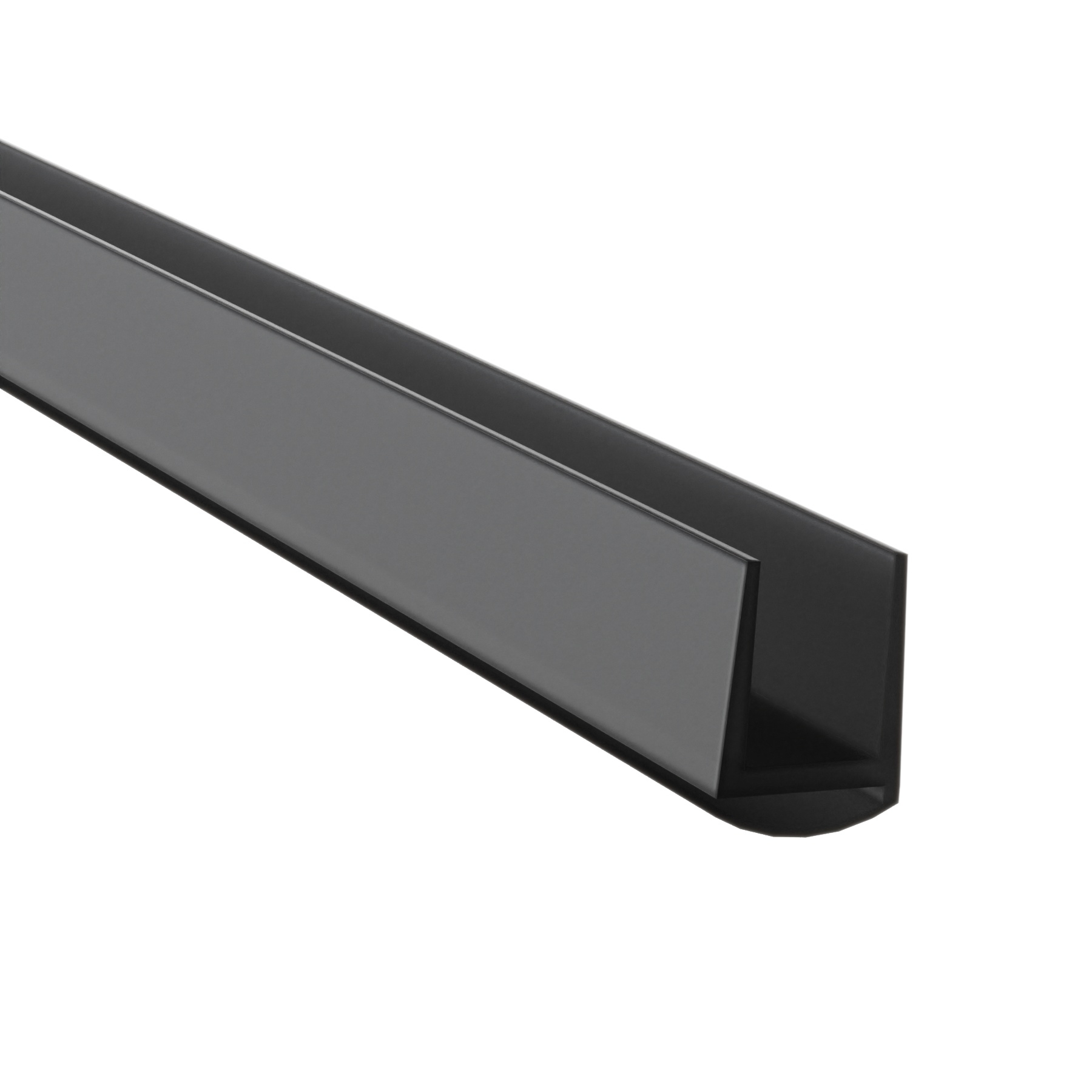 Schlauchdichtung | 6-8 mm Glas | 2500 mm | Schwarz Matt