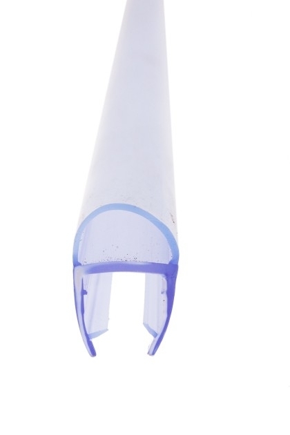 Schlauchdichtung geschlossen transprarent  zum aufschieben 2500 mm