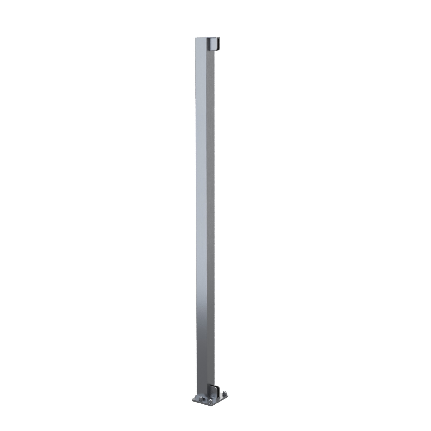 End-Pfosten System A 60x60 mm zum Aufschrauben