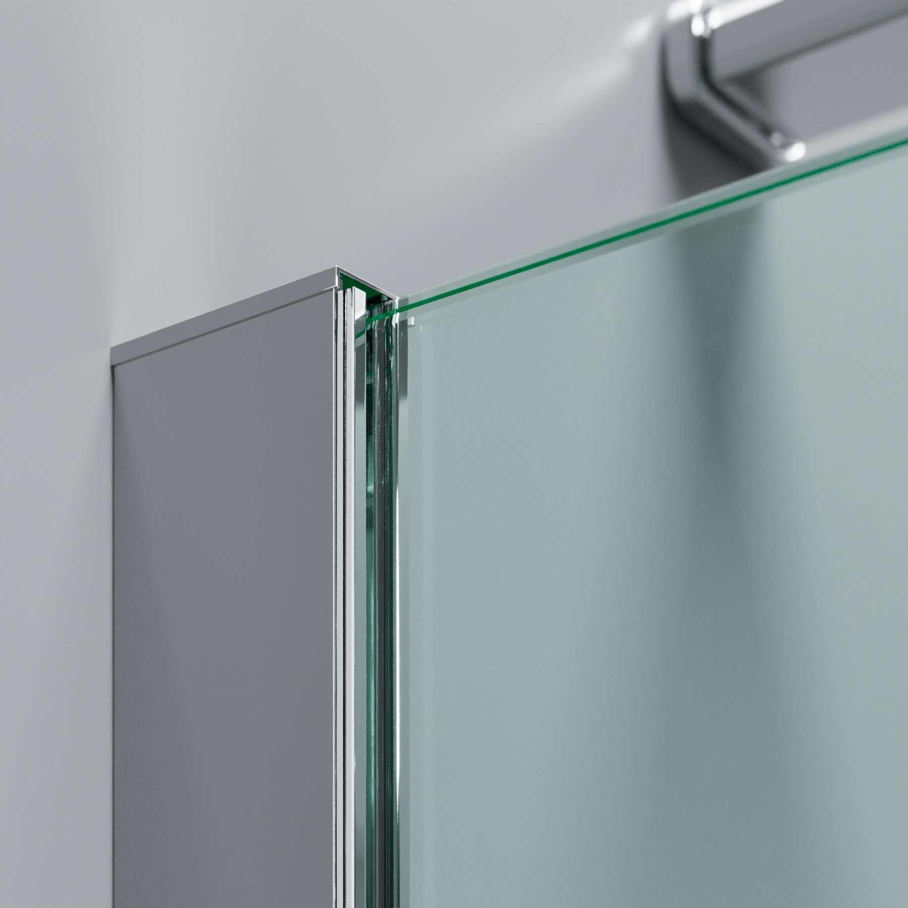 Walk-In Dusche AquaSplash | 1200 mm x 2000 mm | Hochglanz