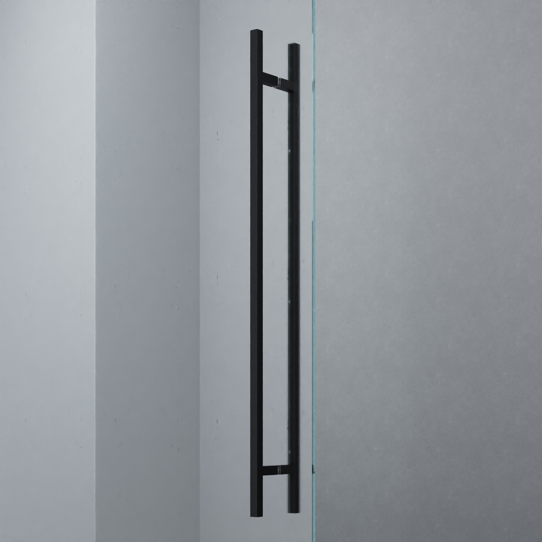 Griffstange rund | 800 mm | beidseitig | Schwarz Matt