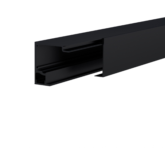 Schiebetürdusche - Profilset 2,0 m - Schwarz E6/C35