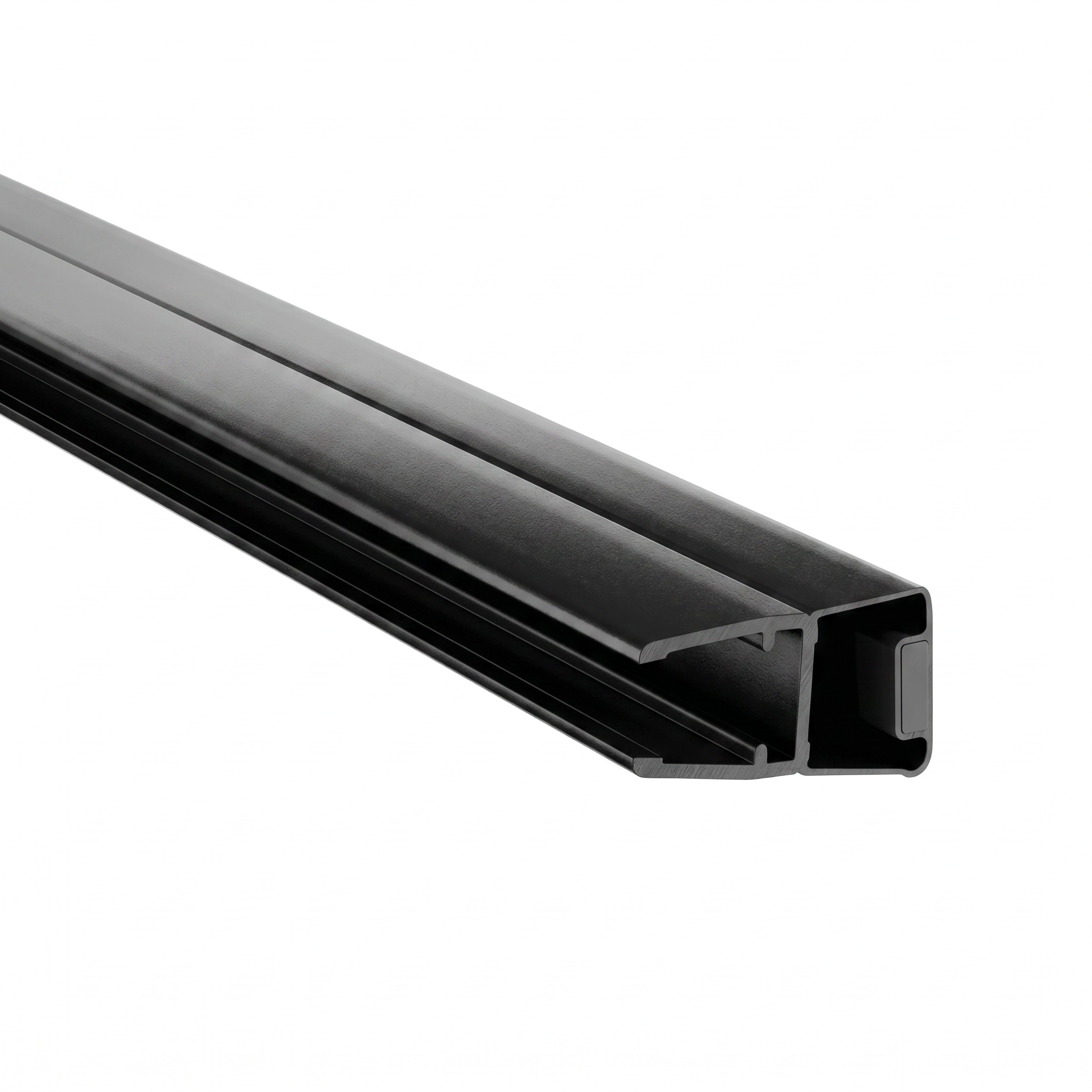 Magnetdichtung | 180° | 6-8 mm Glas | 2500 mm | Schwarz Matt