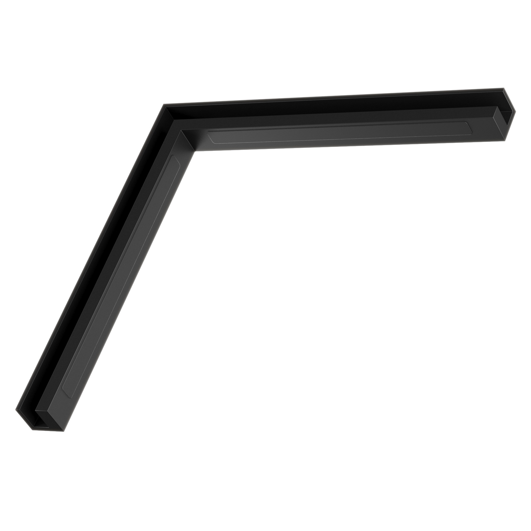 Stabilisierungswinkel | 90° Rechts/Links | Schwarz Matt