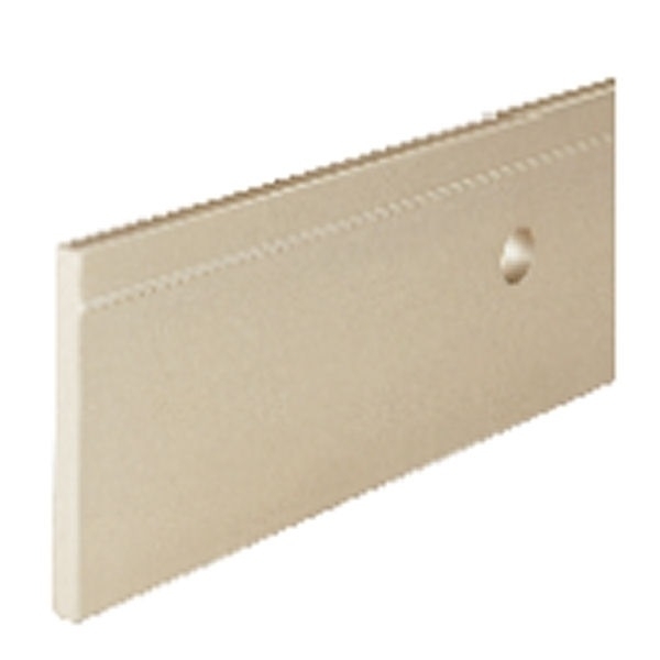 Wandabstandsprofil Piano 5mm Alu, Edelstahloptik, Länge 2.400 mm