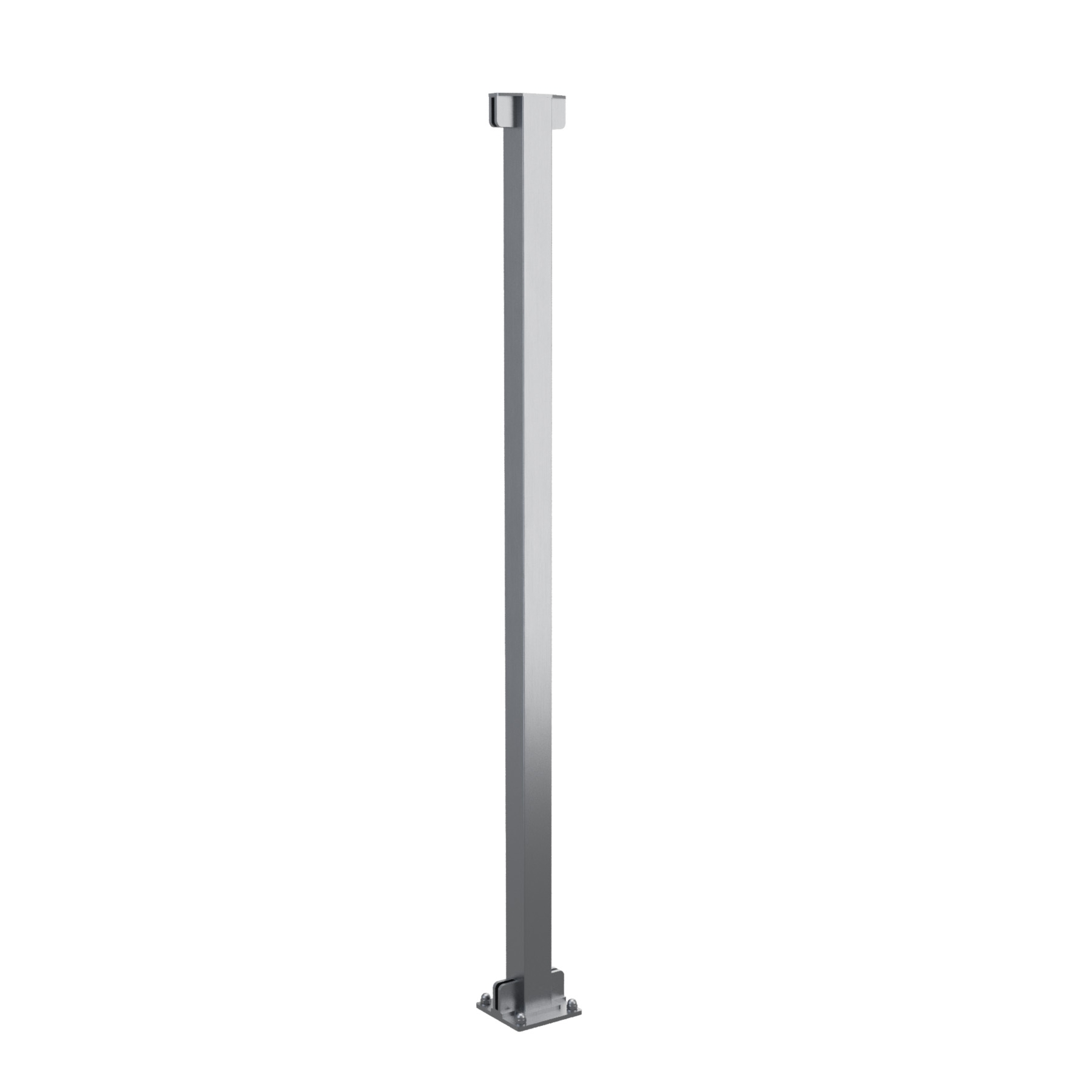 Mittel-Pfosten System A 60x60 mm zum Aufschrauben