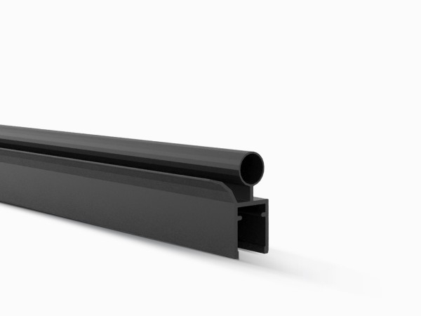 Bodendichtung schwarz zum aufschieben, 1000 mm