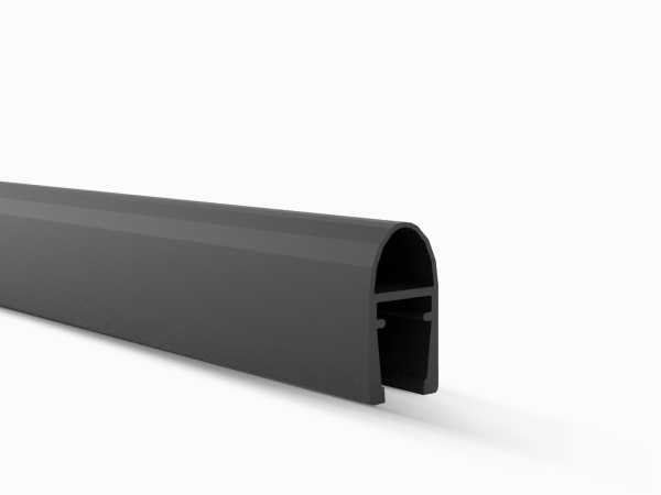 Schlauchdichtung geschlossen schwarz  zum aufschieben 2250 mm