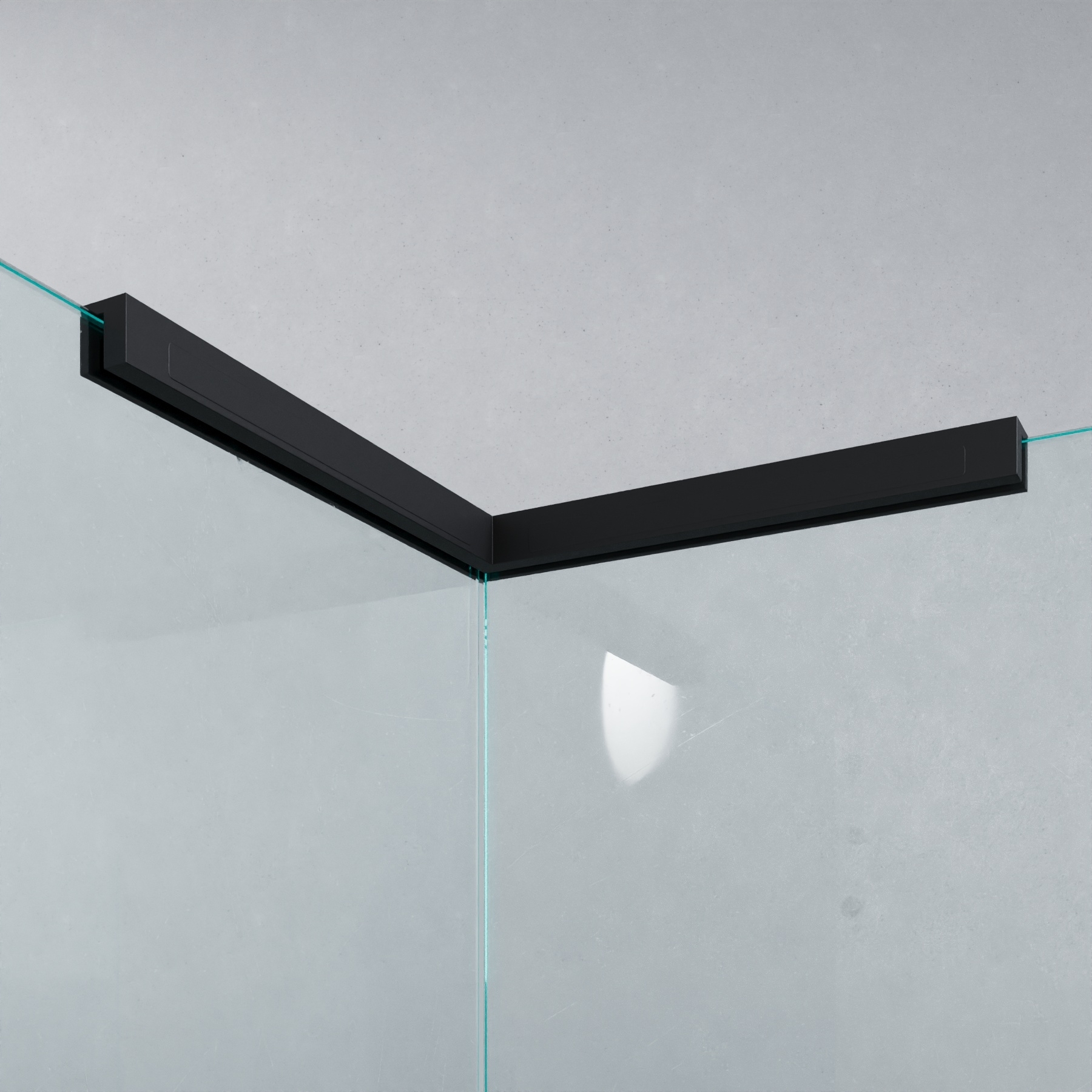 Stabilisierungswinkel | 90° Rechts/Links | Schwarz Matt