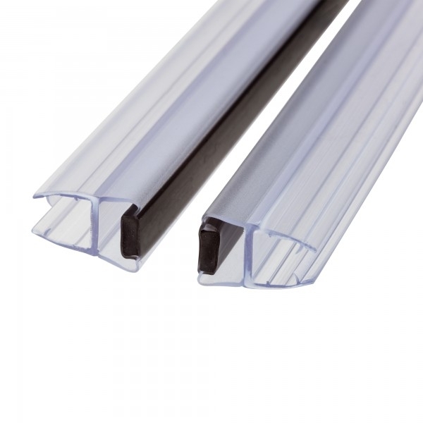 Magnetdichtung 180° Grad gerade transprarent  zum aufschieben 2500 mm