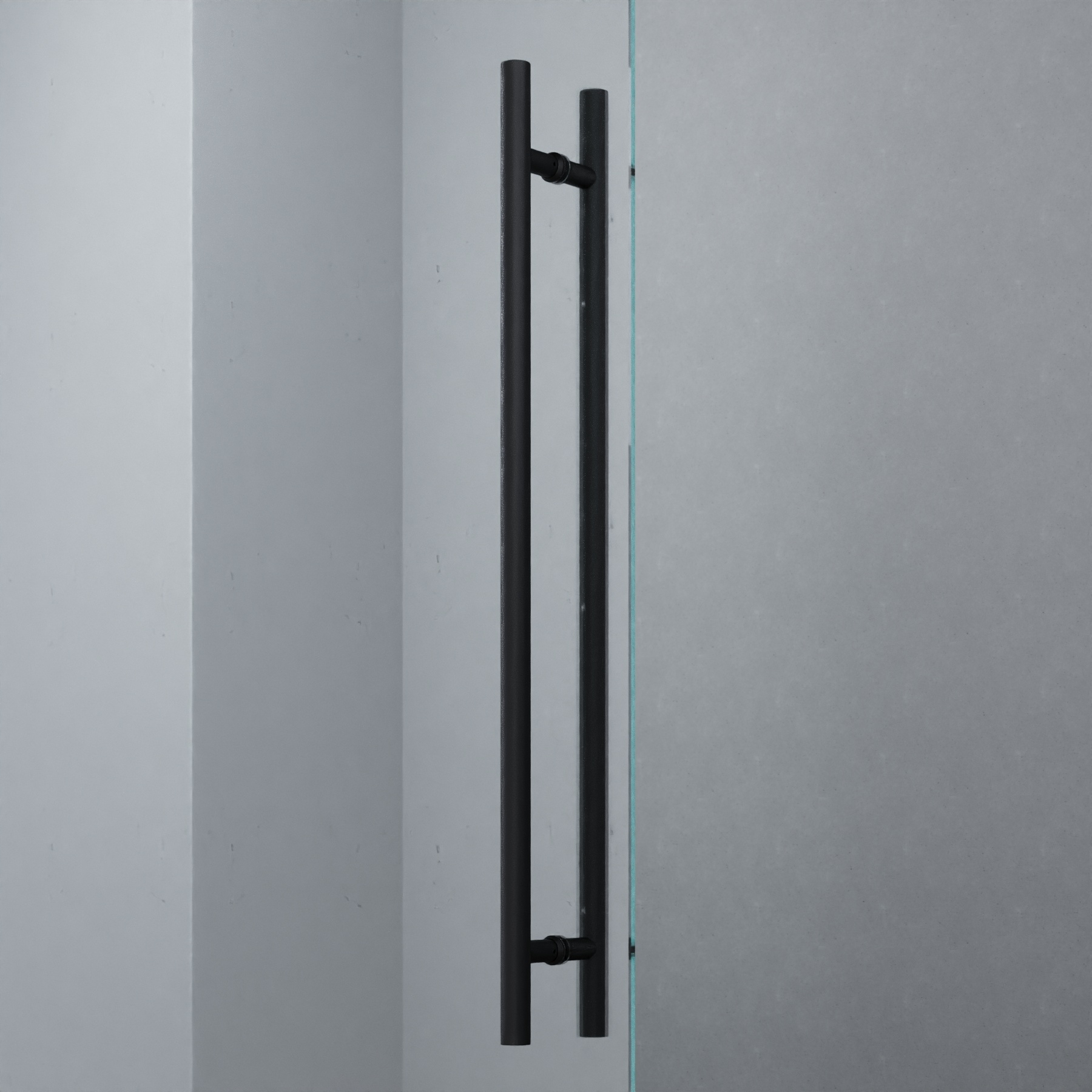 Griffstange rund | 800 mm | beidseitig | Schwarz Matt