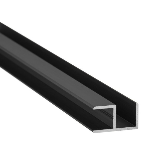 Aluminium Flachstange 50x2mm Anthrazit RAL 7016 - 2000mm Pulverbeschichtet