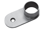Anschraublasche, Rohr Ø42,4x2,0mmV2A, geschliffen