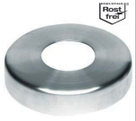 Abdeckrosette f. Bodenanker u. Anschraubplatte A2, K240  für Rohr 42,4/2mm, Ø105 mm