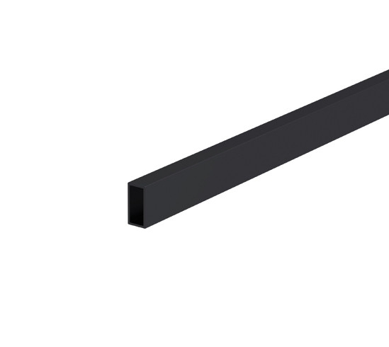 Schiebetürdusche - Schwelle 20x10mm, L=1m - Schwarz E6/C35