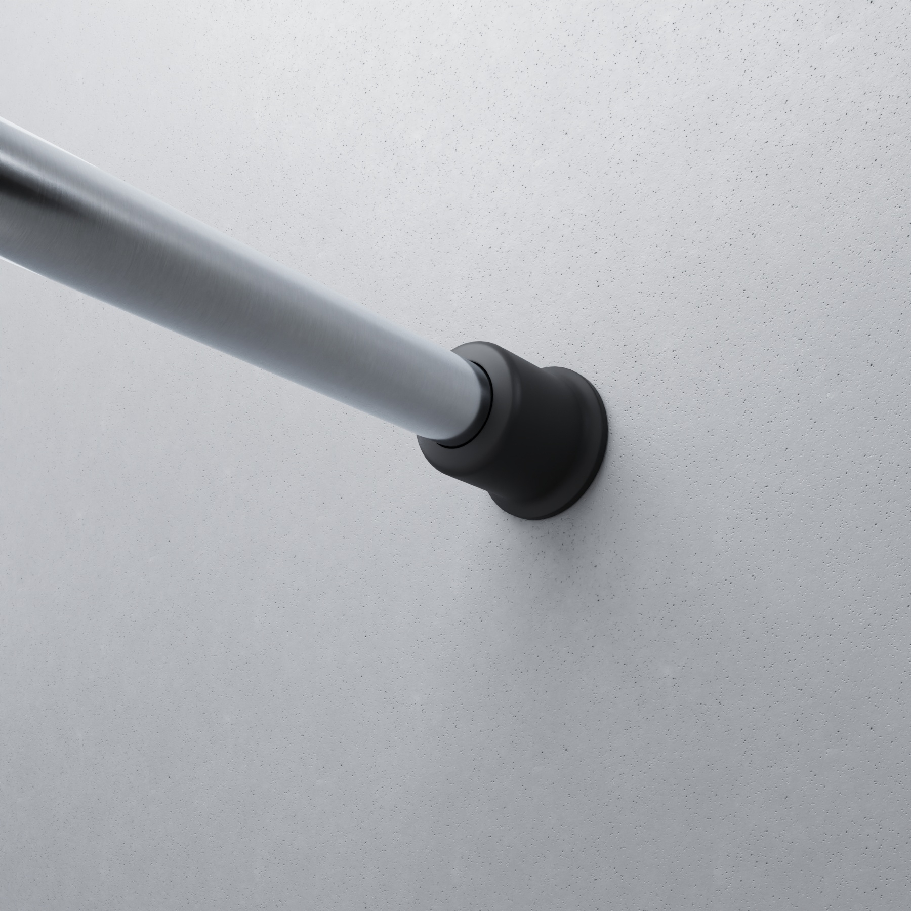 Wandmuffe variabel | ⌀ 20 mm | Schwarz Matt