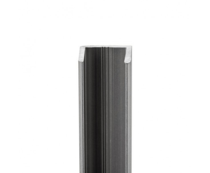 U-Profil aus Aluminium für Glasstärke 8 mm, Bild 2