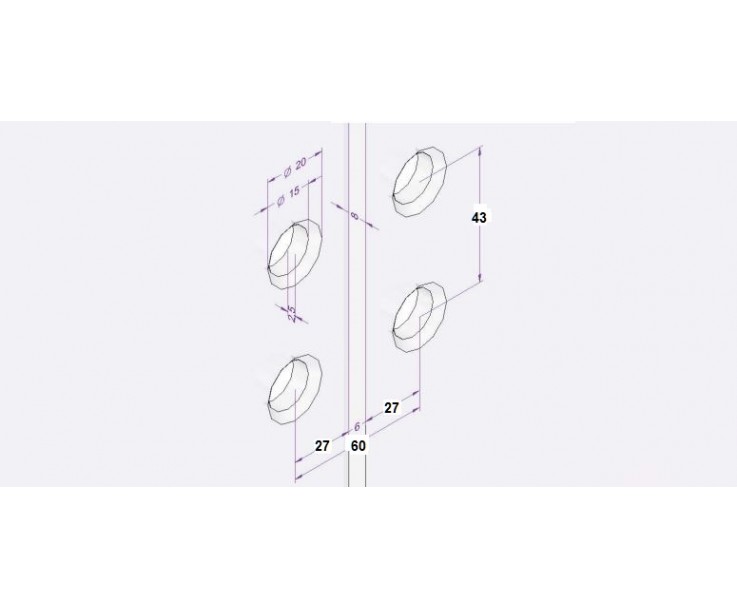 Scharnier Verbindung, Glas-Glas 180°, matt, Linksanschlag, Hebe-Senk-Funktion, Bild 2