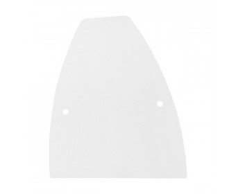 Linke Endkappe Wandklemmprofil 5° Dachneigung 17,52 mm, oval - Weiss