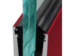 Stabiles Bodenprofil für Ganzglasgeländer zur aufgesetzten Montage in individueller Farbe, Bild 3