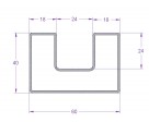 Stabiler Edelstahl Handlauf für 21,52 mm Glasstärke, Bild 3