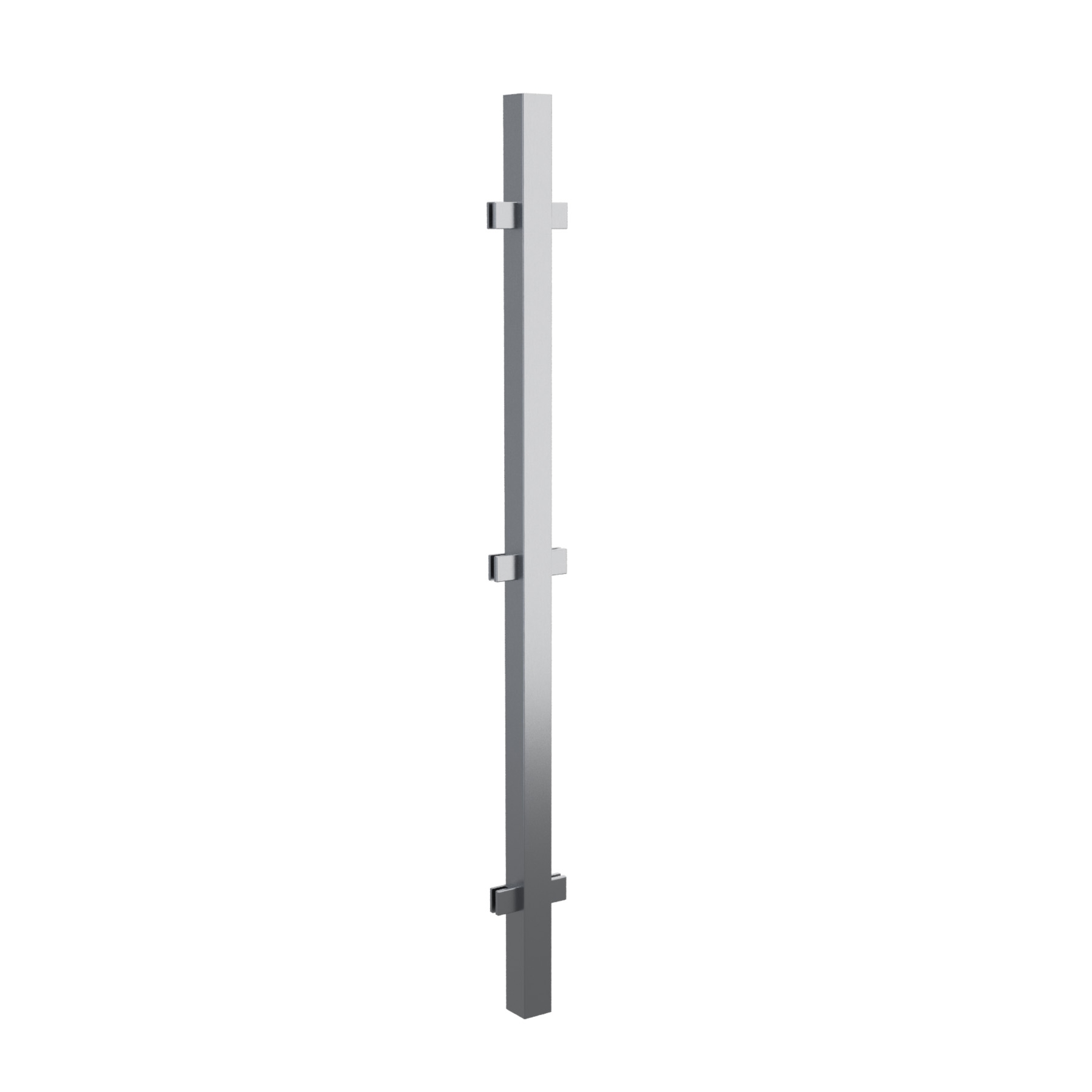 Mittel-Pfosten System F Glasstärke 8 - 12,76 mm zum Einbetonieren