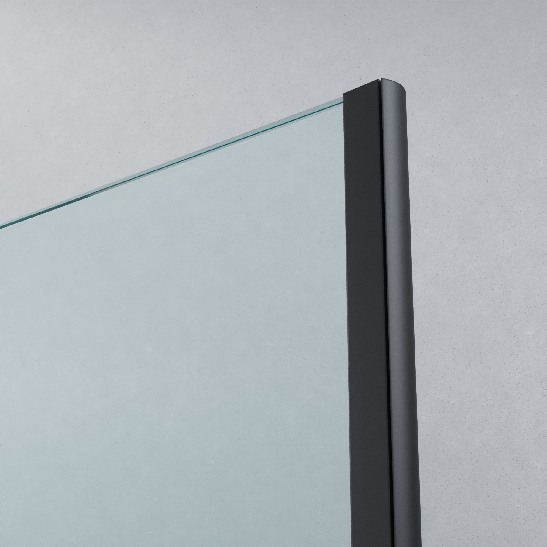 Schlauchdichtung | 6-8 mm Glas | 2500 mm | Schwarz Matt
