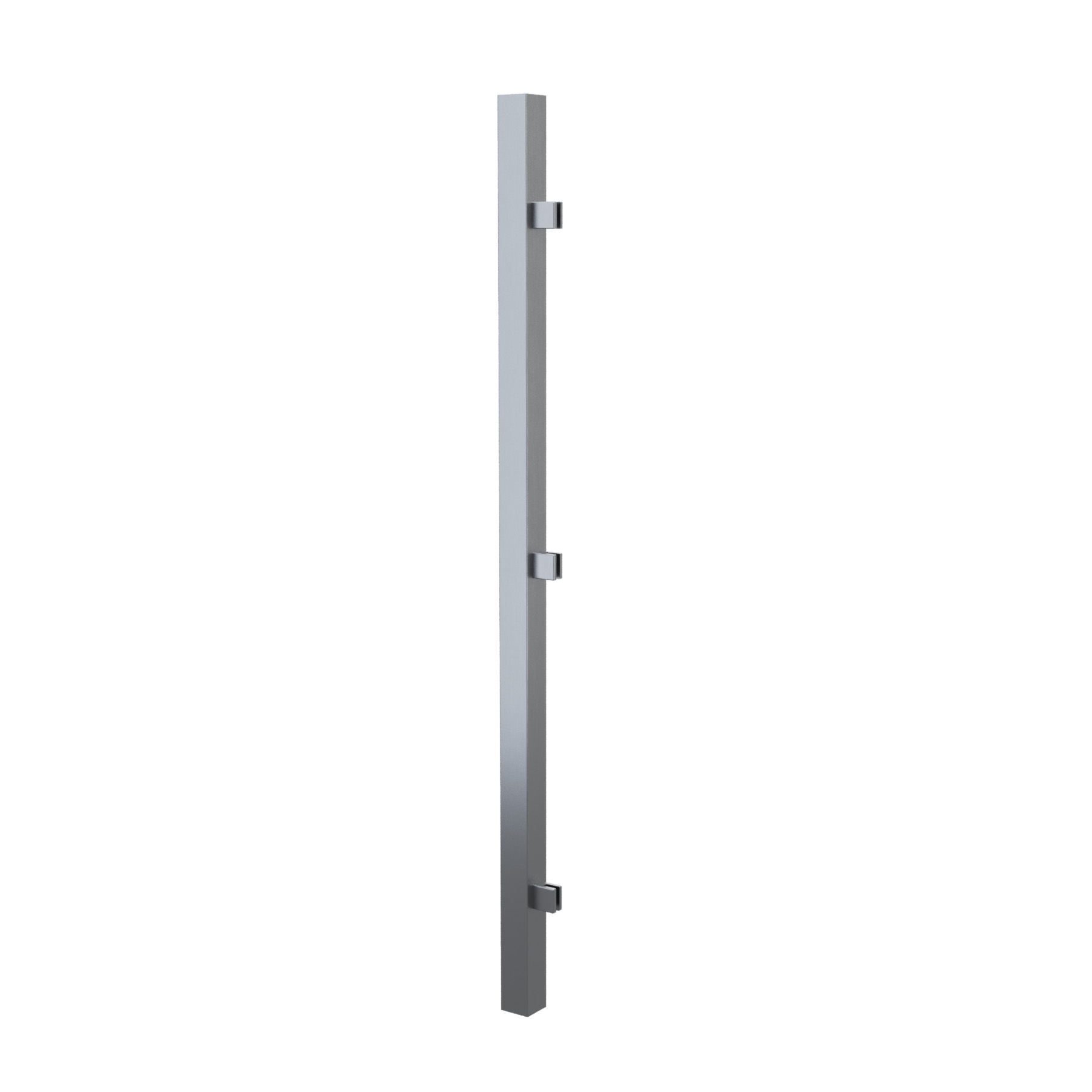 End-Pfosten System F Glasstärke 6 - 10 mm zum Einbetonieren